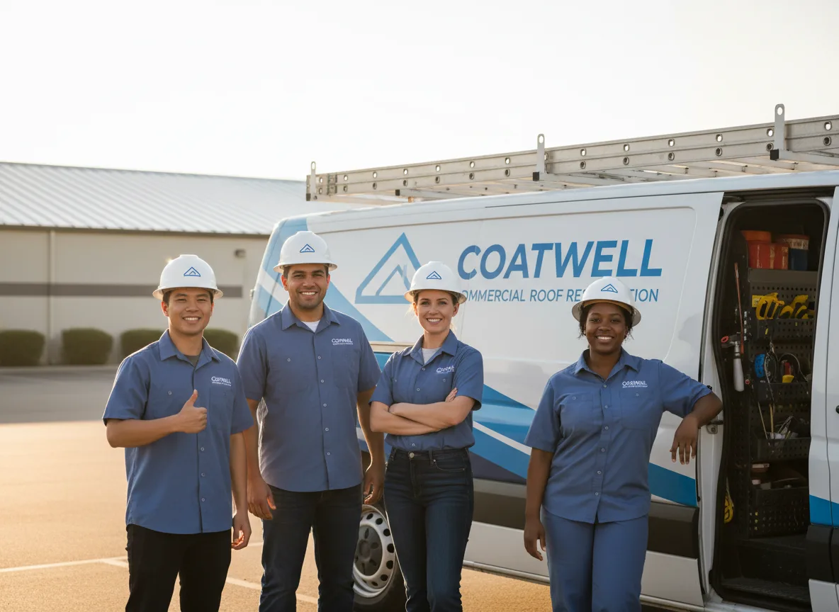 Commercial roof coating company in Lone Oak, TX